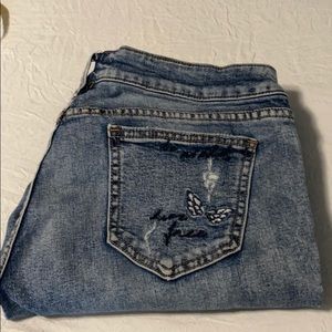 Silver Elyse Slim Cropped Jeans 29